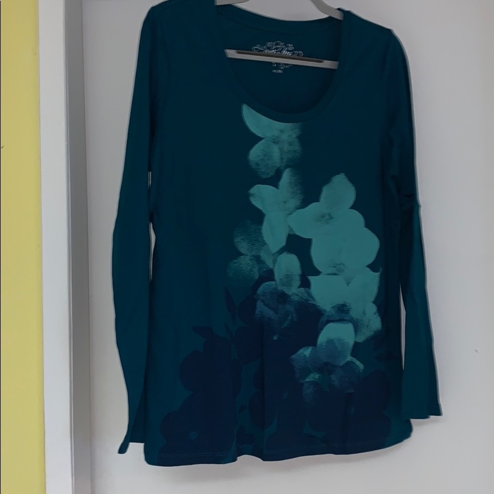 Ricki’s long sleeve tee shirt floral design - Picture 6 of 8